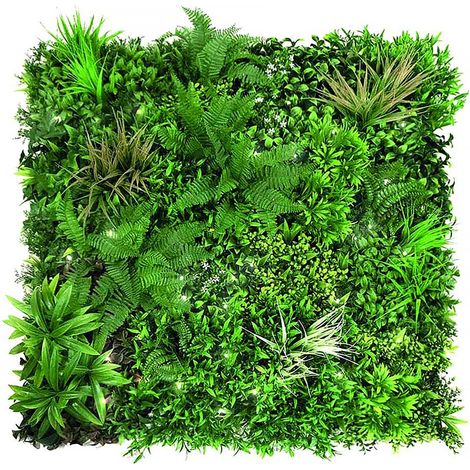 JARDIN VERTICAL ARTIFI ÉCLAIRÉ SAUVAGE - 1X1 M (1/4)