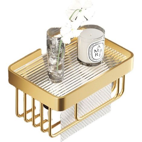 Fashionable Lightweight Luxury Paper Towel Holder, Bathroom Kitchen Towel Rack, No Drilling Required (1/5)