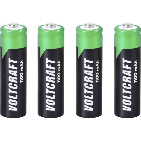VOLTCRAFT HR06 Pile rechargeable LR6 (AA) NiMH 1100 mAh 1.2 V 4 pc(s) (1/4)
