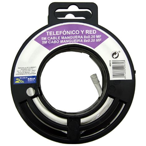 5m Cable RTA manguera Portero Automatico 8x0,22