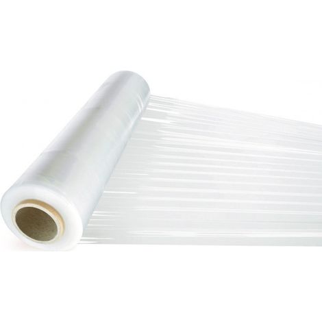 Pack de 6 Film plastique étirable manuel transparent 23 mm film 2.4 kg 500 mm