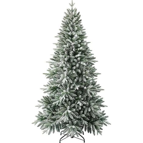 Albero di natale Innevato Slim "Folgarida" in PE Effetto Real Touch + PVC di Altissima qualità -240 cm (1/5)