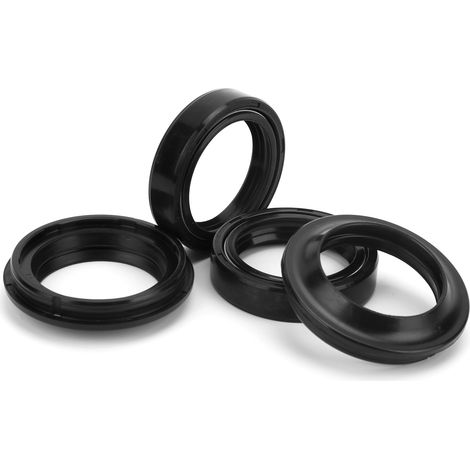 4 Staubdichtungen für Vorderradgabel-Stoßdämpfer, Gummi-Öldichtungen für CBR250, CBR19, NC22, VT250, GZ150-A, CQR 250 (1/5)