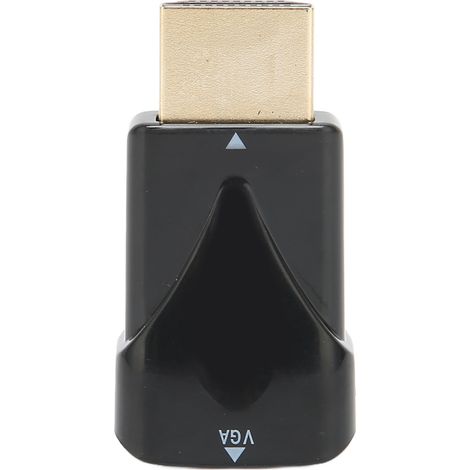 Adaptateur HDMI vers VGA, convertisseur mâle vers femelle, pour ordinateur de bureau, portable et PC. (1/5)
