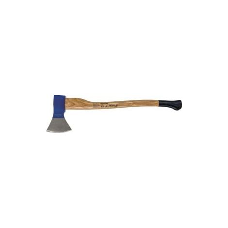 Hache en bois forme rhénane 1250g forgée en acier manche en frêne TECWERK (1/2)