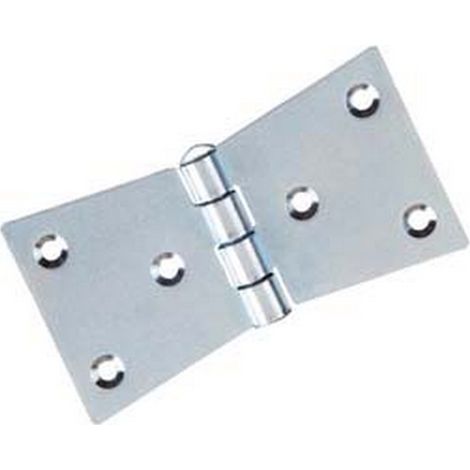 24PZ CERNIERE A CODA DI RONDINE ART.109 - mm.50x94x2 - 3 fori