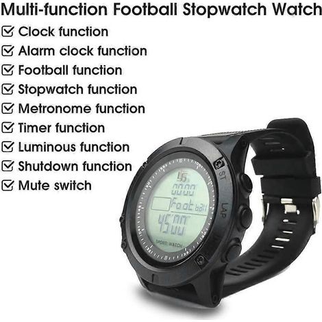 Chronomètre numérique de football, idéal pour les entraîneurs, pour 100 tours. (1/5)