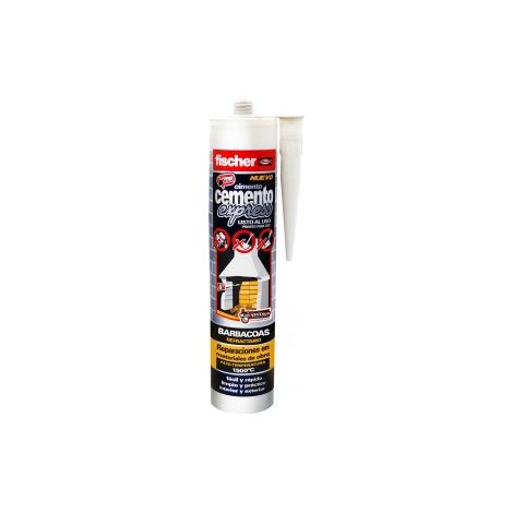Expressgrauer Zement für Grill - 300 ml 514853 Fischer