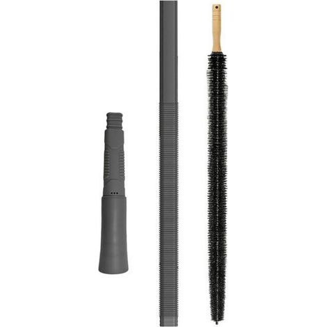 Kit Nettoyage Conduits Sécheuse - Tuyau Flexible Long - Pour Aspirateur Standard - Embout Universel - Brosse Précision - 1 Pièce (1/5)