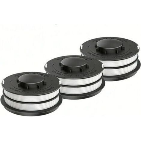 Bobine De Fil - Diamètre 2 0 Mm - Longueur 10 M - Compatible Avec Tondeuses À Gazon Rotatives - 6 Pièces