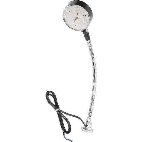 Lampe de travail à col de cygne flexible en acier allié, base magnétique, luminosité élevée, pour lecture, DC24V (1/5)