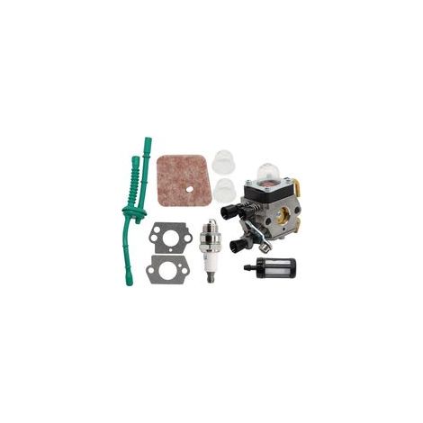 Kit de carburateur pour débroussailleuses STIHL FS85 FS38 FS45 FS55 – Compatible ZAMA CIQ-S186A – Mélange carburant efficace – Métal durable (1/5)