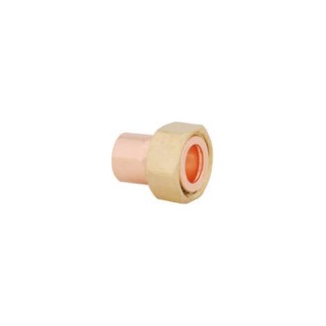 Racor arco P4539FR recto cobre crudo 16 bar