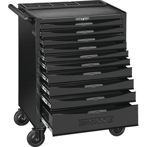 Servante atelier 10 tiroirs noir Teng Tools TCW810NBK