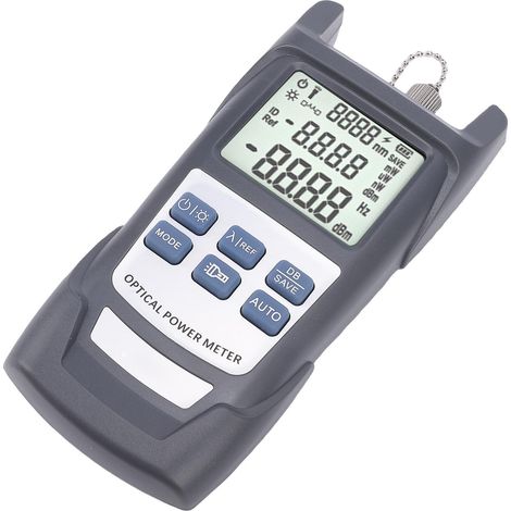 OPM 800-1650nm Photomètre Fibre Optique -70 à +10dBm Mesure Rapide et Précise Arrêt Auto Stockage Données (1/5)