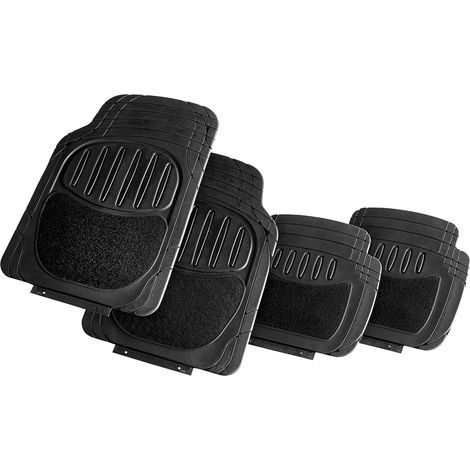 Universal Floor Mats, 94% Non-Slip PVC, Adjustable for Compact and Family Cars (1/4)
