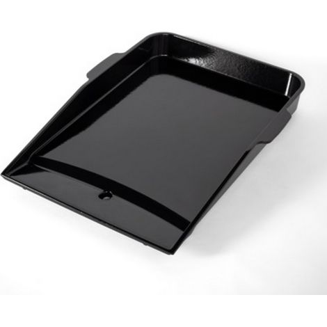Weber – Plancha Genesis II 300-Serie – Grille en fonte émaillée – Surface de cuisson inclinée pour évacuation des jus – Pour pancakes, crevettes et légumes