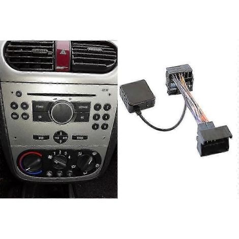 Adaptateur AUX pour récepteur Bluetooth 5.0 embarqué compatible avec les modules radio Opel CD30 CDC40/CD70/90. (1/2)