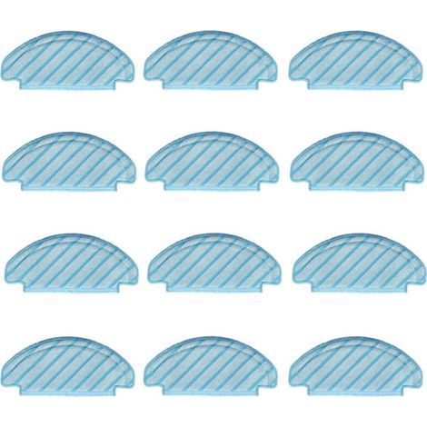 Set di 12 panni per la pulizia compatibili con l'aspirapolvere robot Ecovacs Deebot Ozmo 920/950/T5/T8/T8 AIVI/T8 Max/N7/N8+/N8/N8 Pro/T9/T9max/T9 Power. (1/5)