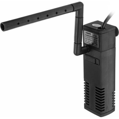 AVANC Aquariumpumpe, Wasserpumpe mit Filter, 3 W, 200 l/h, interner Tauchsauerstoffgenerator, 220 V, EU-Stecker (1/3)