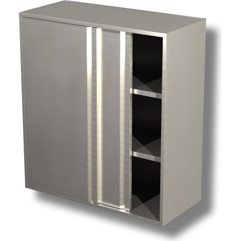 Armoire murale 2 etageres avec portes coulissantes - Ristopro