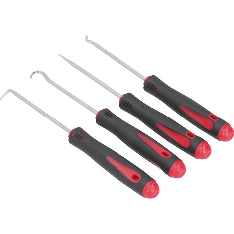 Extrem robustes Haken- und Ausziehset, Schlauchabzieher und Dichtungsentferner für Kfz- und Elektronikwerkzeuge (1/5)