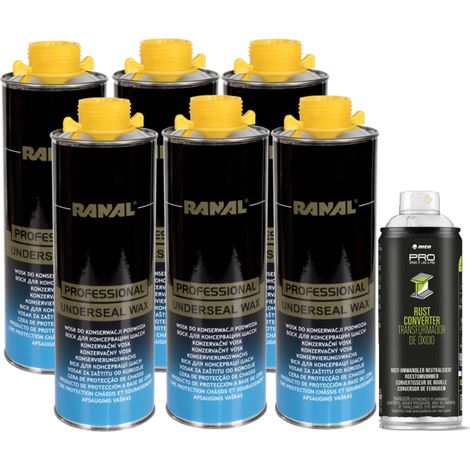 6 tubes de cire anticorrosion pour l'entretien du châssis (1 L) + 1 tube de dérouillant (400 ml) (1/4)