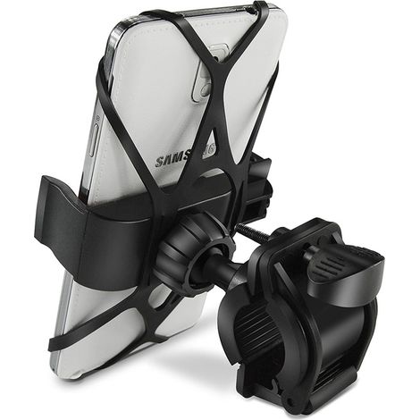Support Téléphone Vélo - Fixation Guidon Réglable - Compatible Tous Smartphones Jusqu'à 8,9 cm - Universel Pour Cyclistes et Motocyclistes - 1 Pièce (1/5)