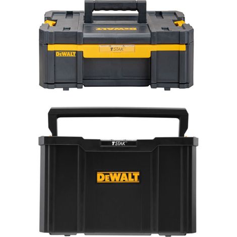 Dewalt Tstak III Combo - Carry Open Tote Tool Box Carrier + Deep Drawer Case (1/5)