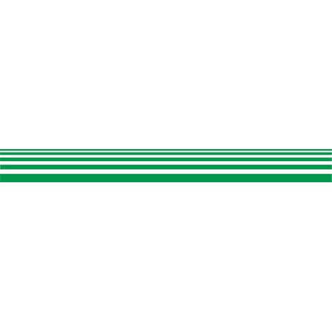 Lot 2 bandes 100mm x 1m - Lignes Progressives Vert - 4641102