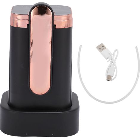 Distributore automatico d'acqua per bottiglie da 5 galloni, 3 modalità, pieghevole, portatile, elettrico, con pompa dell'acqua, per casa, campeggio, viaggi, ufficio, nero. (1/5)