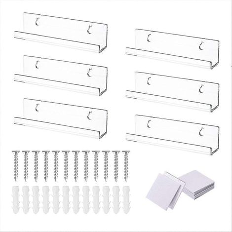 Étagère à disques vinyle en acrylique pour présentation, support pour disques vinyle (7 pouces)B (1/5)