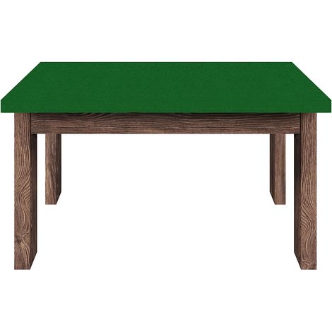 Mollettone Salvatavolo Copritavolo Da Poker Panno antigraffio Verde - Rettangolare 135x160 cm
