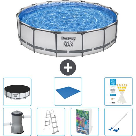 Bestway Piscina Bestway Steel Pro MAX Rotonda - 457x122 cm - 8-pezzi  S616 (1/4)