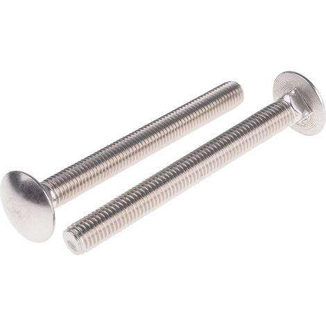 Boulon Acier Inoxydable, Brut, M10 x 100mm ( Prix pour Sachet de 10 )