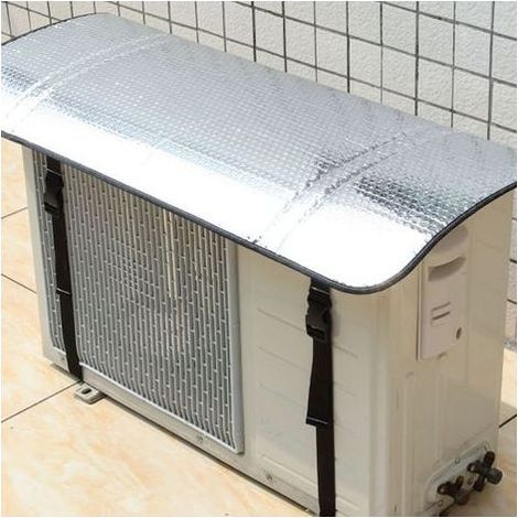 Housse de protection extérieure pour climatiseur, résistante à la poussière, à la pluie et au vent, pour unité extérieure