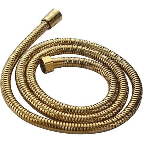 (Or, 1,5 m) Flexible de douche universel en acier inoxydable (1/5)