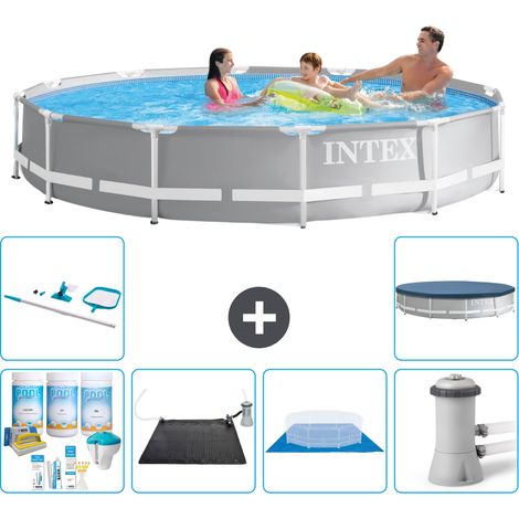 Intex Piscina Prism Frame Redonda - 366x76 cm - 7-piezas  S20517 (1/5)