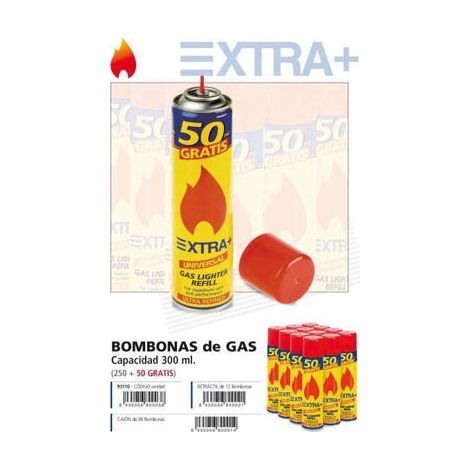 BOMBONA DE GAS EXTRA 300ML
