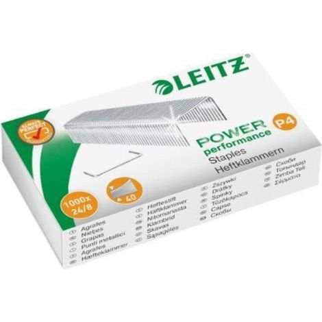 Agrafe - 24/8 - Acier Galvanisé Anti-oxydation - Pour Agrafeuses Standard - Boîte de 1000 Pièces
