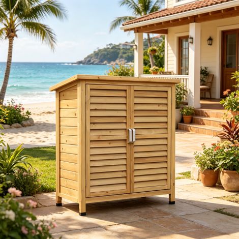 Armadio per attrezzi da esterno, armadio per attrezzi, casetta per attrezzi, capanno da giardino in loco (1/5)