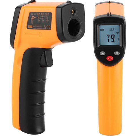 Das Infrarot-Thermometer GM320 ist ein tragbares, hochpräzises, berührungsloses Laser-Thermometer, das sich für industrielle Prüfungen, Gerätereparaturen und die Fahrzeugdiagnostik eignet.