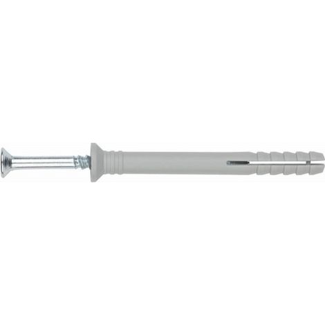(5X25 D.5) TACO CLAVABLE DE POLIAMIDA 6.6, PREMONTADO CON TORNILLO (100U) - INDEX