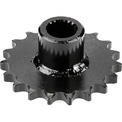 Pignon avant 19 dents pour chaîne 428, adapté aux moteurs Gy6 150cc, quad, buggy, Taotao. (1/5)