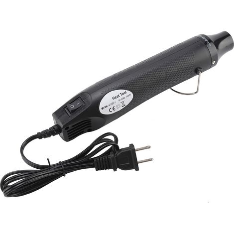 Pistolet à air chaud 300W multifonction pour embossage et bricolage (Noir, 110V US) (1/5)