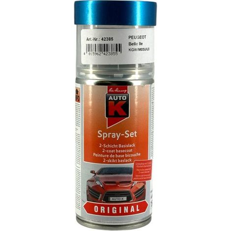 Bombe de peinture carrosserie - Peugeot - Belle île - KGW/M03U/U3 - 150 ml - Auto K
