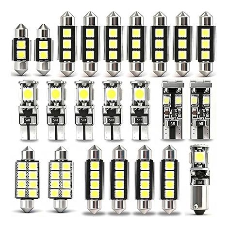 Kit Ampoules LED Voiture T10 W5W C5W 31/36/42mm Éclairage Intérieur Auto Plafonnier Coffre Plaque (1/5)