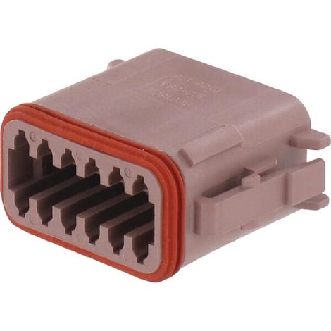 Carcasa de enchufe 12 polos Hembra DT POSITIONS FEMELLE DT DEUTSCH DSDT0612SD 12 (1/2)