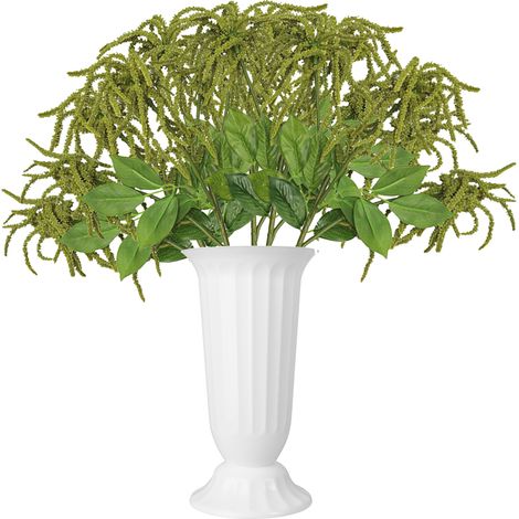 (5 branches par paquet) (Vert) 5 pièces Décoration intérieure Bannière d'allée de mariage Simulation de fruits de glycine à 3 branches (Branches flexibles) (1/3)