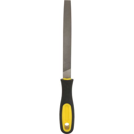 Lime métallique demi-ronde T12 en acier carbone, à double grain et dents moyennes, antidérapante et confortable (1/5)